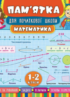 Пам’ятка для початкової школи. Математика. 1-2 класи (УЛА)